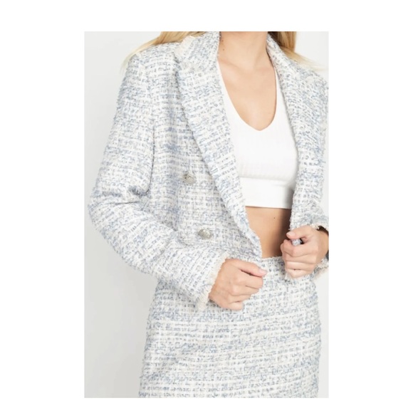 Tweed Suit Set Jacket and Skirt - Picture 5 of 16